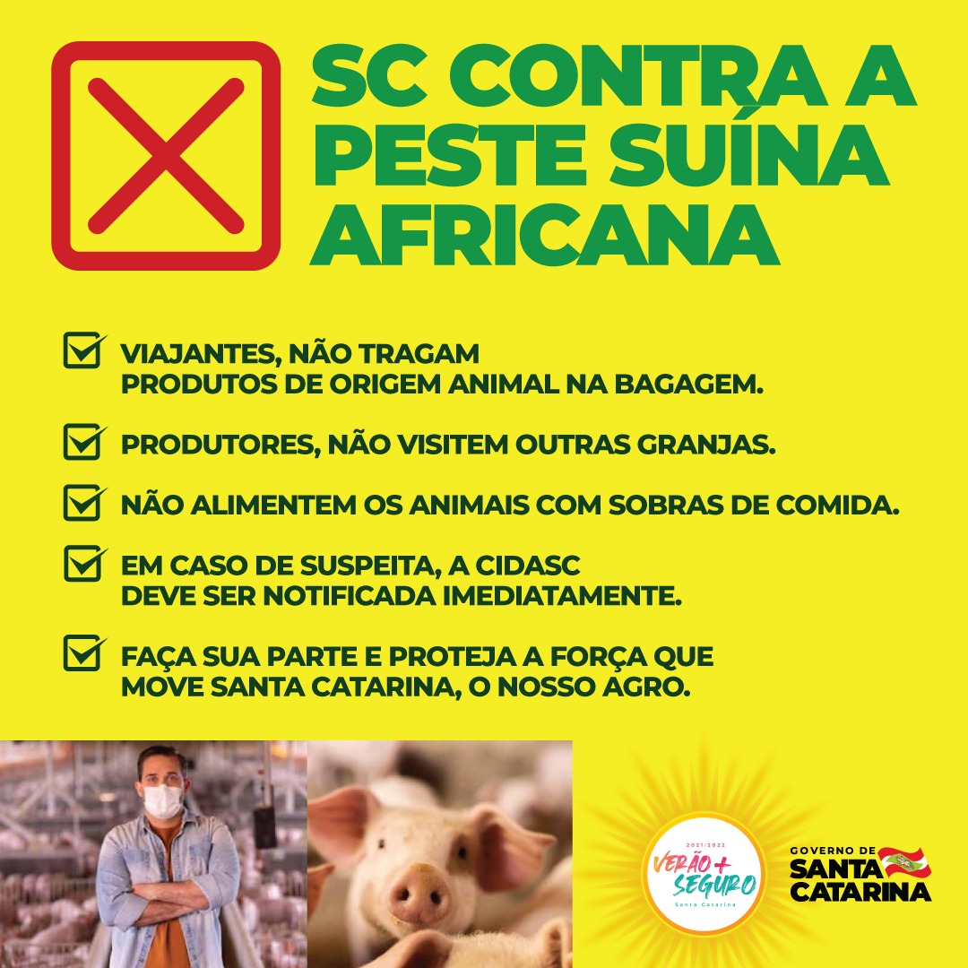 Contra a Peste Suína Africana